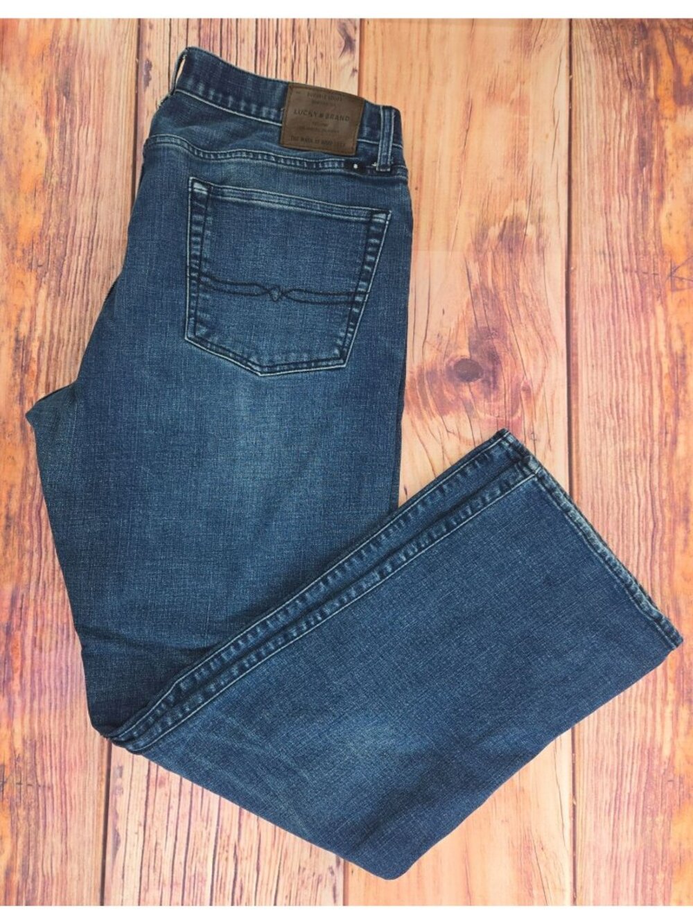 Lucky Brand Mens 363 Straight Fit Jeans 36x32